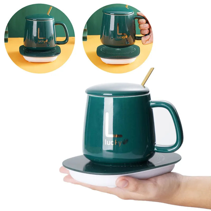 Smart Heated Mug & Warmer Set