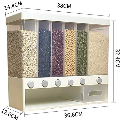Multi-Compartment Grain & Cereal Dispenser