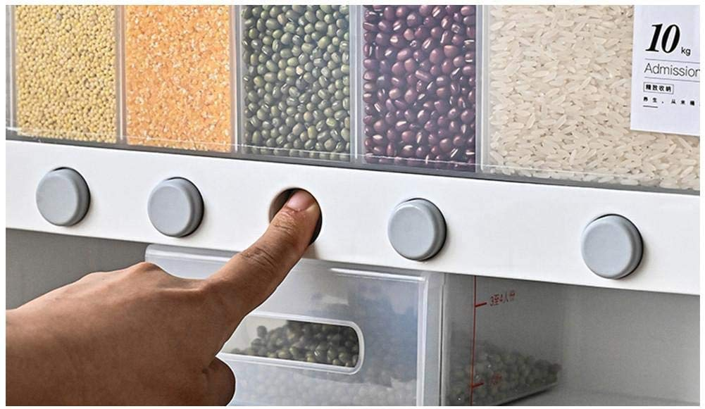Multi-Compartment Grain & Cereal Dispenser