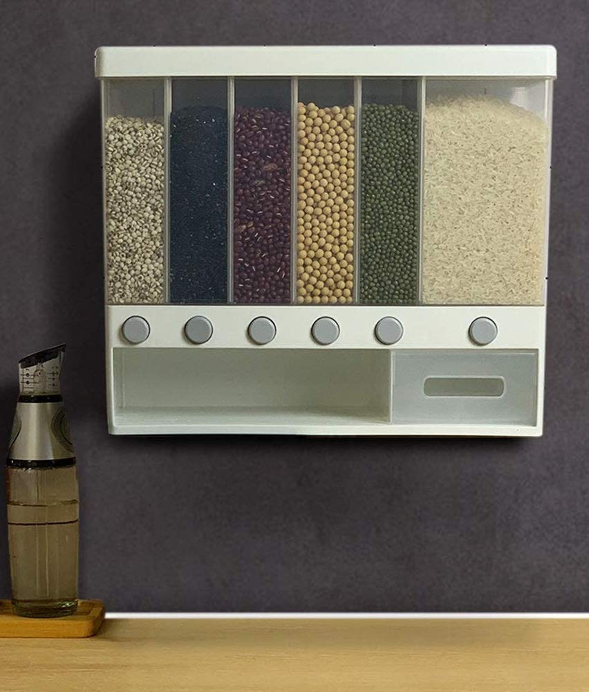 Multi-Compartment Grain & Cereal Dispenser