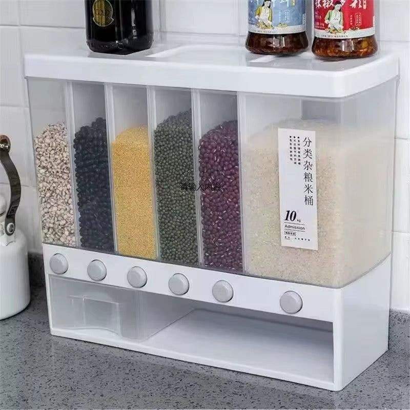 Multi-Compartment Grain & Cereal Dispenser