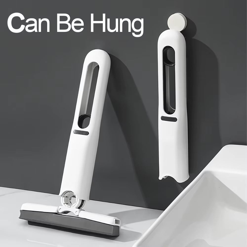 Cleaning Mop for Bathroom Kitchen (3 Head+1 Squeeze Handle)